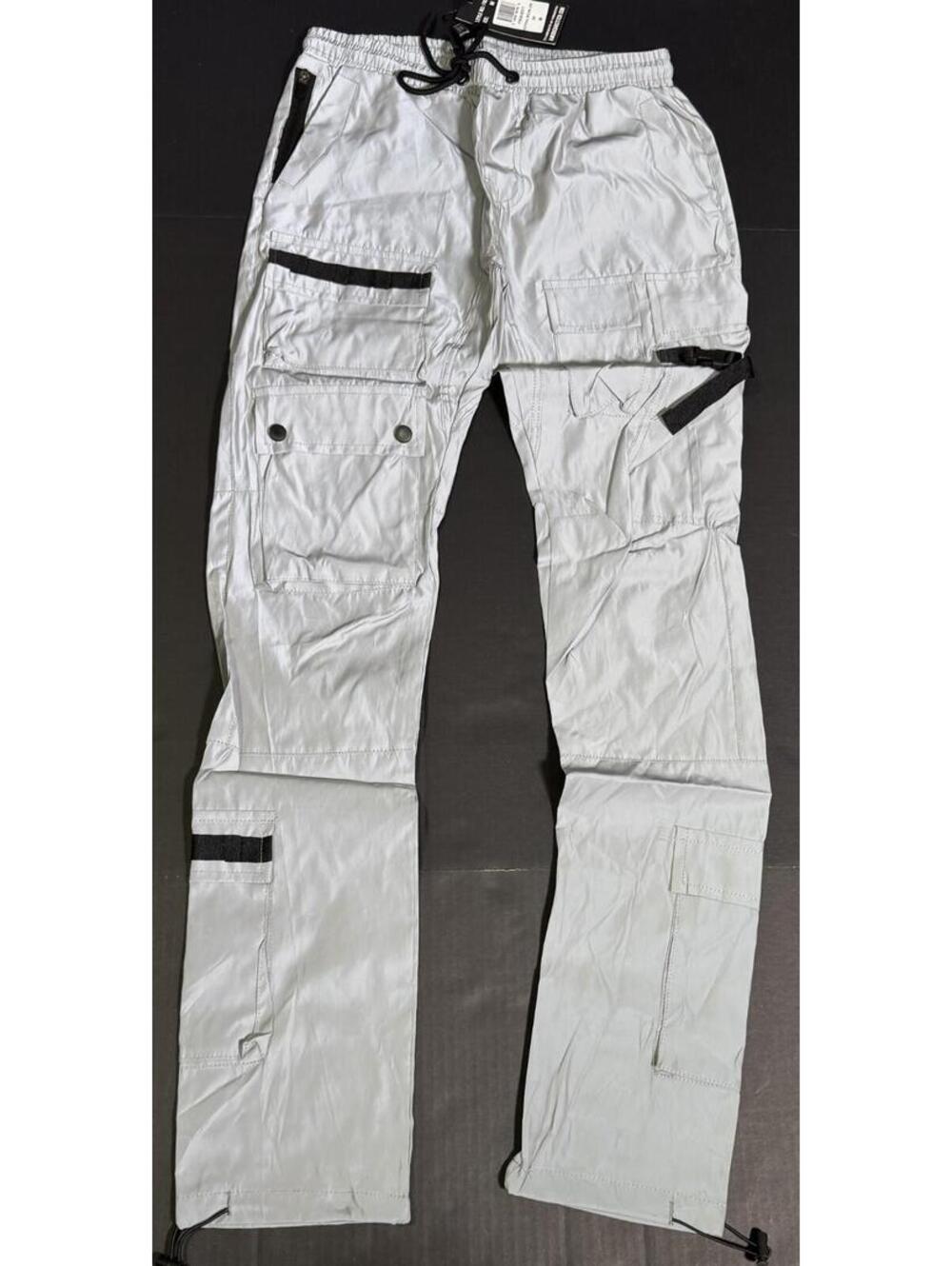 American Stitch Tactical Nylon Jogger Gray Lightweight Mens M  (28 X 33) NWT